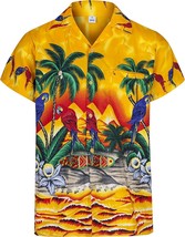 HAWAIIAN shirt Mens aloha party holiday vacation beach casual New - £8.17 GBP+