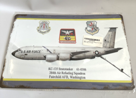 KC-135 Stratotanker 61-0306 Sign 8&quot; x 12&quot; Tin 384 Air Refueling Squadron USAF - $26.13