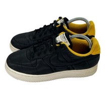 Nike Air Force 1 ‘07 LX Womens Sz 8.5 Black Yellow Ochre AF1 Sneakers 89... - $65.55