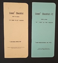 Lionel Toy Corp Checklist Booklets 1967 and 1968 First Editions O, O27, OO Gauge - £22.69 GBP