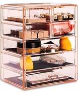 Sorbus Cosmetics Makeup and Jewelry Big Storage Case Display - Stylish... - £43.09 GBP