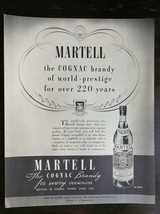 Vintage 1936 Martell Cognac Brandy Full Page Original Ad 122 - £5.44 GBP