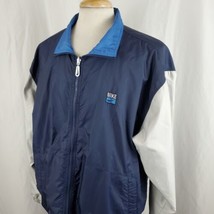 Vintage Nike Reversible Windbreaker Jacket XL White Tag Full Zip Pockets... - £38.22 GBP