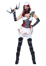 California Costumes - Women&#39;s Sexy Ninja- Adult Costume - White/Red/Gray - Small - £28.98 GBP