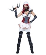 California Costumes - Women&#39;s Sexy Ninja- Adult Costume - White/Red/Gray... - £28.77 GBP