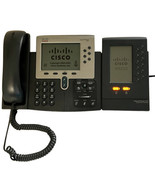 Cisco 7962G CP-7962G Unified IP PoE Business Phone - w/7915 Expansion &amp; ... - €24,31 EUR