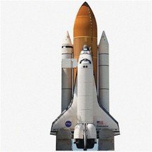 AstroStand: H69044 Space Shuttle Endeavor - Lifesize Cardboard Cutout Standup fo - £122.56 GBP