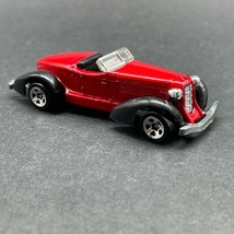 Hot Wheels Auburn 852 Convertible Roadster Classic Car Red Diecast 1/64 ... - $12.59