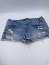 Express Jeans Denim Distressed Shorts size 8 Lightwash - £7.49 GBP