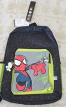 Spider-Man Yoobi Spidey Swing On 16&quot; Backpack School Travel 15”x 13”x 7” New - £13.44 GBP