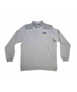 Vineyard Vines 1/4 Zip Pullover Mens Medium M Grey Mock Neck Logo Golf - €17,15 EUR