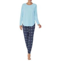 Cuddl Duds Women&#39;s Brushed Sweater-Knit Long-Sleeve Pajama Set - Snowflake - $19.64