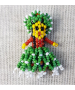 Vintage Miniature Handbeaded Native American Doll - $352.93 MXN