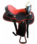 Synthetic Western Red Cordura Pleasure Trail Barrel Racing Horse Saddle - $5,561.40 MXN