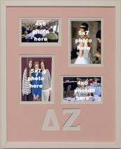 Delta Zeta Sorority Licensed Picture Frame Collage wall mount 2-4x6 2-5x7 - £38.83 GBP