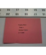 Home Treasure Paper Douglas Baker Trading Cards Troop 4 Portland Maine S... - €4,09 EUR