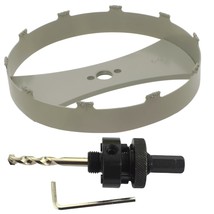 6 3/8 Hole Saw For Recessed Lighting With Hole Saw Arbor 7/16&quot; Hex Carbi... - £33.46 GBP