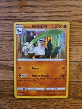 Pokemon TCG Rebel Clash Card | Galarian Sirfetch&#39;d 095/192 Rare Holo - £1.47 GBP