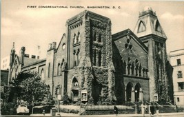 Washington DC - First Congregational Church DB Postcard T11 - £3.85 GBP