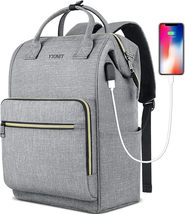 Ytonet Laptop Backpack Gray ~NEW~ - £27.87 GBP