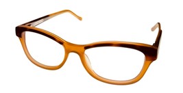 Lucky Brand Womens Eyeglass Tort Honey Soft Rectangle Plastic D702  47 - £35.37 GBP
