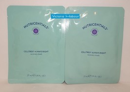 Nu Skin Nutricentials Bioadaptive Celltrex Always Right Recovery Mask (2 Masks) - $11.00