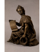 M.M. Co. NY Metal Lady Woman Goddess Art Deco Nouveau Vintage - €29,41 EUR