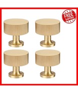 Elegant 4pcs Solid Brass Knobs - Modern Gold Drawer Pulls, Easy to Install - $28.70