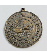 Continental Currency Medal Key Chain Fob 1 1/2 Inches - £7.02 GBP