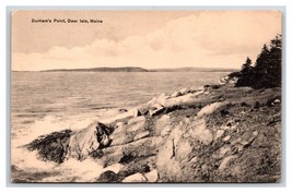 Dunham&#39;s Point Deer Isle Maine ME DB Postcard Y3 - £2.30 GBP