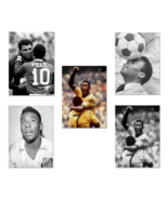 Pele Brazil Football Player Legend Vintage Photography Premium Canvas Ar... - $17.82+