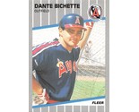 1989 Fleer #468 Dante Bichette RC Rookie Card California Angels ⚾ - $0.89