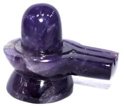 Shivling In Natural Amethyst - 259 gms - $123.75