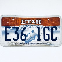  United States Utah Greatest Snow On Earth Passenger License Plate E36 1GC - $16.38 CAD