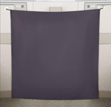 40&quot;W x 48&quot;L Privacy Curtain Partition Cubicle Room Divider Fabric w/ Hooks - £12.92 GBP