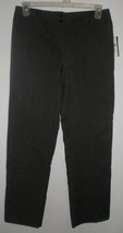 Nwt Womens Ab Studio Gray Pinstripe Pants Size 6 - £15.14 GBP