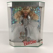 Barbie Happy Holidays Doll Special Edition Silver Vintage 1992 Toy Matte... - £77.83 GBP
