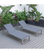 LeisureMod Marlin Poolside Outdoor Patio Lawn and Garden Modern Powder C... - $10,162.27 MXN