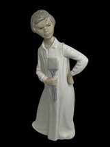 Lladro Nao Boy w/ Fly Swatter Figurine Spain Figurine Statue Vintage Daisa - £55.46 GBP