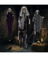 Triple the Terror: Hanging Skeleton Ghost Grim Reapers  - $40.77 CAD