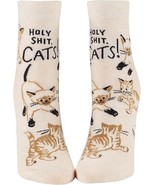 Blue Q Women&#39;s Novelty Ankle Socks Holy Sh*t Cats (women&#39;s shoe size 5-10) - $254.06 MXN