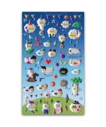 CUTE CLOUD DUCK STICKERS Pearl Finish Puffy Sticker Sheet Kid Craft Scra... - $3.44 CAD