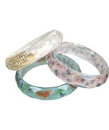 Choice of Springtime Design Resin Faceted Bangle Bracelet for Women Girl... - £18.04 GBP