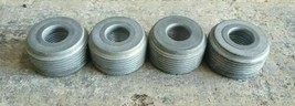 (Lot Of 4) 5/8&quot; X 1/2&quot; Threaded Electrical Conduit Reducer Bushing - £17.25 GBP