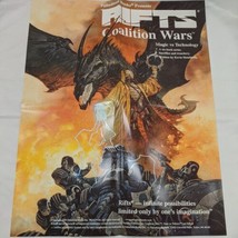 Palliduim Books Rifts Coalition Wars Promotional Poster 17&quot; X 22&quot; - £30.64 GBP