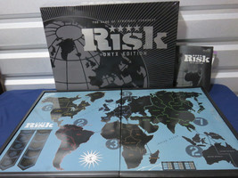 Risk Onyx Edition Adult Collectible Board Game Wooden Board Pieces (C6) - £53.04 GBP