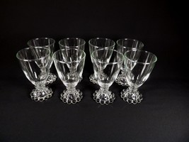 Vintage Set of 8 Boopie Juice or Cordial Glasses 4 1/2&quot; Tall - $30.38