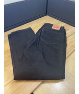 Levi Strauss 505 Black Straight Leg Denim Jeans Men&#39;s Size 36X32 KG JD - $24.75