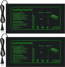Consistent Heating 2 Pack Seedling Heat Mat 10" x 20.75" - Ideal for Ger... - $49.45