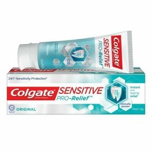 COLGATE Sensitive Pro-Relief Toothpaste Whitening  2 x 110G - Free Holder - £19.94 GBP